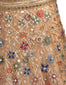 Handcrafted Lehenga with Sequin Blouse- Peach