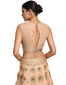Embroidered Lehenga and Blouse- Peach