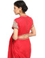 Draped Saree- Red
