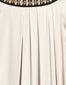 Wrap Style Draped Skirt- Ivory