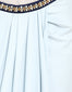 Wrap Style Draped Skirt- Ice Blue