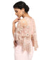 Constellation Embroidered Cape- Blush