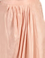 Textured Net Kurta with Dhoti Pants- Blush