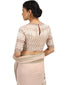 Embroidered Saree with Blouse- Ivory