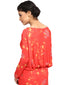 Georgette Draped Dress- Coral Pink