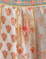Silk Panelled Lehenga- Blue