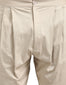 Sherwani Set with Quilted Applique Embroidery- Salmon