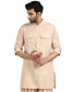 Double Pocketed Short Kurta- Light Pink