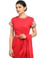 Draped Saree- Red