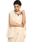 Innovative Drape Dress- Ivory