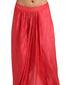 Graphic Embroidered Kurta Set with Dhoti Pants- Coral Pink