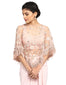 Constellation Embroidered Cape- Blush