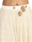 Embroidered Lehenga Saree Set- Ivory