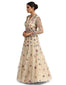 Embellished Ombre Anarkali - Ivory