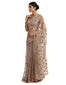 Handcrafted Saree with Blouse- Grey