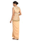 Embroidered Gilet- Peach