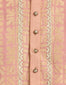 Embroidered Applique Kurta Set- Salmon
