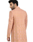 Classic Sherwani Set with Centre Front Slit- Light Pink