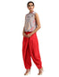 Linen Balloon Pants- Coral Pink