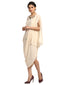 Innovative Drape Dress- Ivory