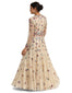 Embellished Ombre Anarkali - Ivory