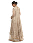 Asymmetric Kurta with Sharara and Dupatta- Ivory