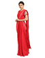 Draped Saree- Red