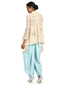 Linen Balloon Pants- Ice Blue