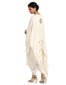 Mukaish Embroidered Cape- Ivory