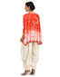 One Shoulder T-Shirt- Coral Pink