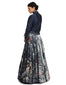 Draped Lehenga with Shirt- Teal