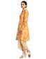 Color Block Shirt Dress- Yellow