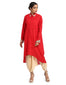 Linen Shirt Tunic- Red