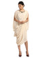 Innovative Drape Dress- Ivory