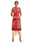 Embroidered Tunic- Coral Pink
