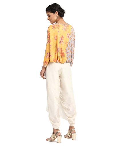 Dhoti Pants- Ivory