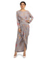Georgette Draped Dress- Grey