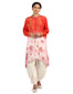 Asymmetric Tunic- Coral Pink