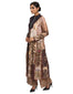 Pleated Kurta Set- Beige