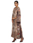 Asymmetric Kurta with Pants and a Stole- Beige