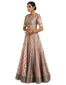 Silk Panelled Lehenga- Blue