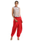 Linen Balloon Pants- Coral Pink