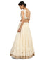 Embroidered Lehenga Saree Set- Ivory