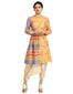 Color Block Shirt Dress- Yellow