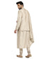 Draped Kurta Set- Jade