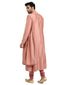 Centre Drape Kurta Set- Salmon