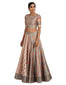 Silk Panelled Lehenga- Blue