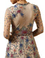Bejeweled Anarkali Set- Ivory To Peach