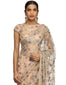 Handcrafted Saree with Blouse- Ivory