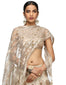 Embroidered Lehenga and Blouse- Ivory
